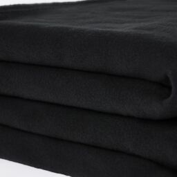 OHS Wholesale 10 Pack Plain Fleece Blanket Sofa Throw Joblot in Black - Size: 200 cm x 240 cm - thumbnail 3
