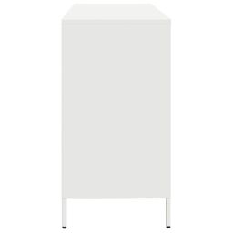 Berkfield Home Sideboard White 135x39x73.5 cm Cold-rolled Steel - thumbnail 6