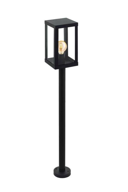 Eglo Alamonte 1 Steel Outdoor Floor Light in Black - image 1
