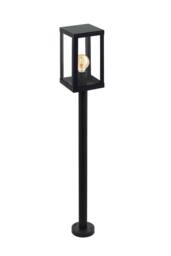 Eglo Alamonte 1 Steel Outdoor Floor Light in Black - thumbnail 1