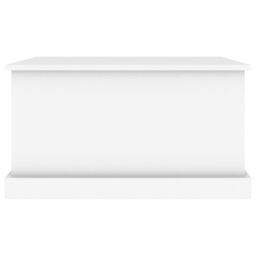 Berkfield Home Storage Box White 70x40x38 cm Engineered Wood - Size: 70 x 40 x 38 cm - thumbnail 6