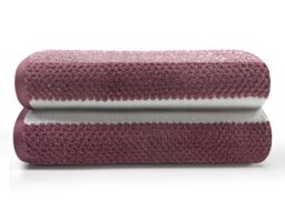 GAVENO CAVAILIA Royale Stripe Towels Dark Pink - Size: Bath Sheet - thumbnail 1