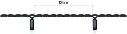 Xmas Haus String Lights Black Rubber IP65 5m/40 LED Colour Change - thumbnail 3