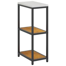 Berkfield Home Kitchen Storage Shelf with Storage Rusty Weathering steel in Brown - thumbnail 2