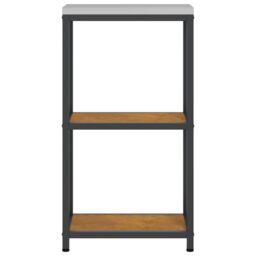 Berkfield Home Kitchen Storage Shelf with Storage Rusty Weathering steel in Brown - thumbnail 7