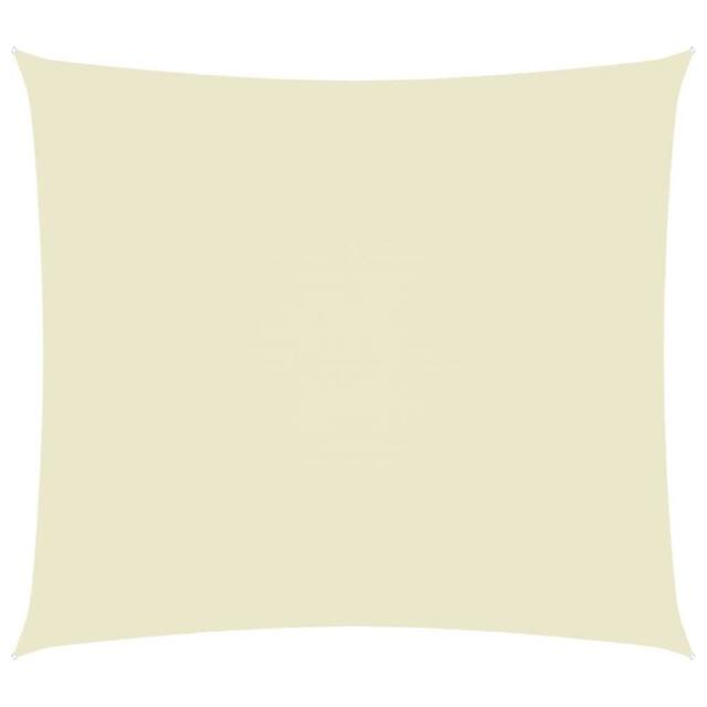 Berkfield Home Sunshade Sail Oxford Fabric Rectangular 5x6 m Cream in Beige - image 1