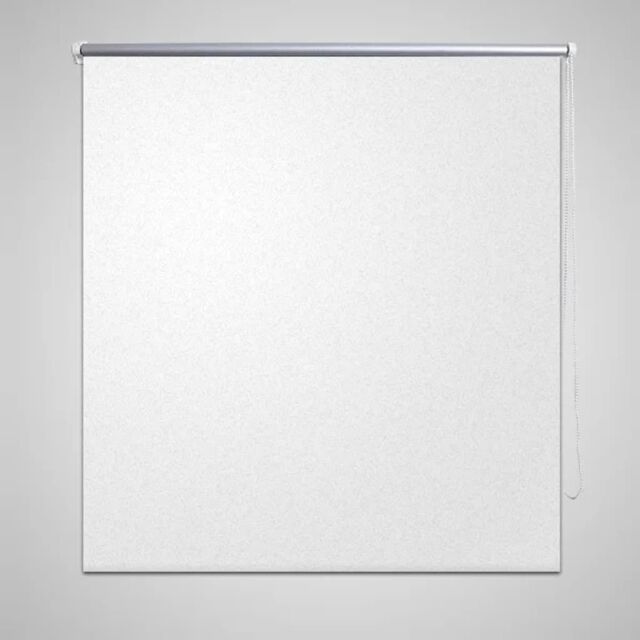 Berkfield Home Roller Blind Blackout 120 x 230 cm White - image 1