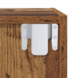 Berkfield Home TV Cabinet 2 pcs Brown 37 x 37 x 142.5 cm Engineered wood - thumbnail 7