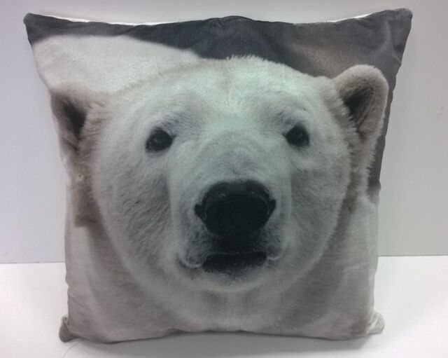 Rapport Home Polar Bears Cushion Cover (43x43 cm) Multi - Size: 43 cm x 43 cm - image 1