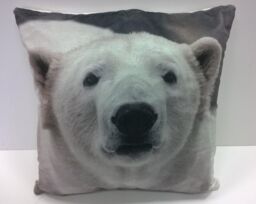 Rapport Home Polar Bears Cushion Cover (43x43 cm) Multi - Size: 43 cm x 43 cm - thumbnail 1