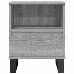 Berkfield Home Modern Bedside Cabinets 2 pcs Grey Sonoma 40x35x50 cm Engineered Wood - Size: 40 x 35 x 50 cm - thumbnail 5