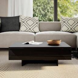 Berkfield Home Elegant Coffee Table High Gloss Black