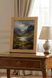 Living and Home Magnetic Picture Photo Frame in Natural - thumbnail 2