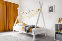 Crazy Price Beds Ltd Jessie Kids White Wooden Tent Bed - Size: Single - thumbnail 5