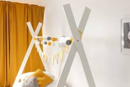 Crazy Price Beds Ltd Jessie Kids White Wooden Tent Bed - Size: Single - thumbnail 6