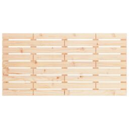 Berkfield Home Wall Headboard 141x3x63 cm Solid Wood Pine in Brown - Size: 141 x 3 x 63 cm - thumbnail 4