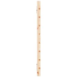 Berkfield Home Wall Headboard 141x3x63 cm Solid Wood Pine in Brown - Size: 141 x 3 x 63 cm - thumbnail 5