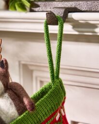 Dibor Set of 4 Snowflake Nordic Chunky Knit Xmas Gift Decoration Christmas Stocking - Size: 4 Pack - thumbnail 5