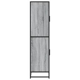 Berkfield Home Highboard Grey Sonoma 68x35x139 cm Engineered Wood - Size: 68 x 35 x 139 cm - thumbnail 5