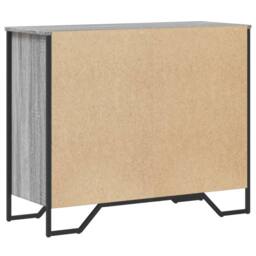 Berkfield Home Decorative Chest of Drawers Grey Sonoma 91x35.5x74.5 cm Engineere - thumbnail 6