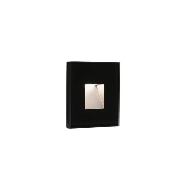 Netlighting Dart Outdoor Recessed Wall Lamp Matt Black IP65 3000K - image 1