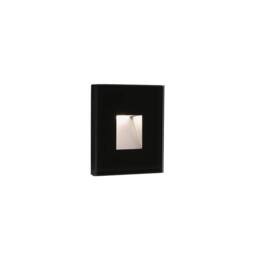 Netlighting Dart Outdoor Recessed Wall Lamp Matt Black IP65 3000K - thumbnail 1