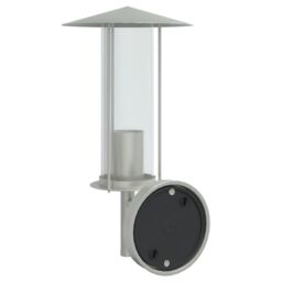 Berkfield Home Outdoor Wall Lights 2pcs Silver Stainless Steel - thumbnail 6