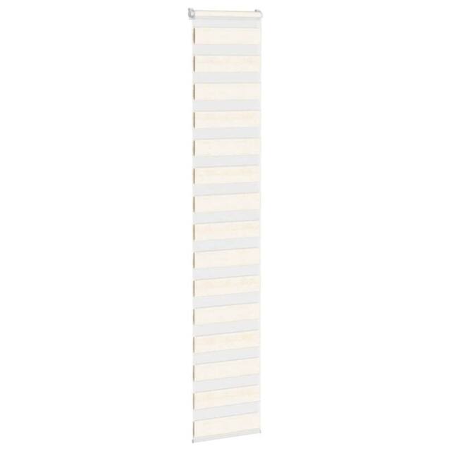 Berkfield Home Elegant Zebra Blind Marble Beige 40x200 cm Fabric Width 35.9 cm P - image 1