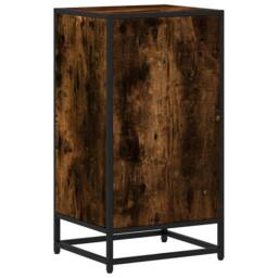 Berkfield Home Book Cabinet Smoked Oak 40x35x76 cm Engineered Wood in Brown - Size: 40 x 35 x 76 cm - thumbnail 6
