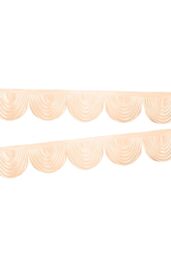 Neel Blue Swag Curtain Panel Ice Silk Detachable Swag Backdrop, 2 Metre in Rose Gold - thumbnail 3