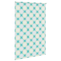 Berkfield Home Shower Roller Blind 150x240 cm Fabric Width 146 cm in Blue - thumbnail 4