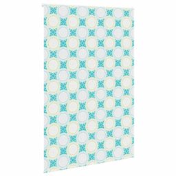 Berkfield Home Shower Roller Blind 150x240 cm Fabric Width 146 cm in Blue - thumbnail 3