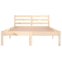 Berkfield Home Day Bed Solid Wood Pine 120x200 cm in Brown - Size: Small Double - thumbnail 4