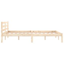 Berkfield Home Day Bed Solid Wood Pine 120x200 cm in Brown - Size: Small Double - thumbnail 5