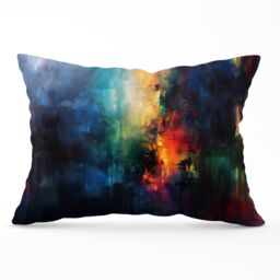 Warren Reed - Designer Colourful Chaos: Urban Dreamscape Cushions - Size: 60 cm x 60 cm - thumbnail 1