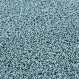 THE RUGS Soft Plain High Pile Shaggy Rugs & Runners Living Room Bedroom 380 in Duck Egg Blue - Size: 180 cm x 270 cm - thumbnail 3