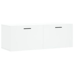 Berkfield Home Wall Cabinet White 100x36.5x35 cm Engineered Wood - thumbnail 2