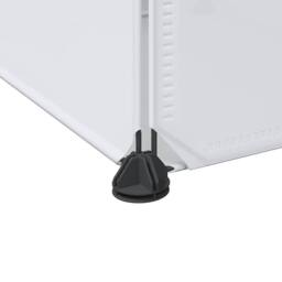Berkfield Home Modular Cabinet with 9 Compartments 37x115x150 cm White - Size: 37 x 115 x 150 cm - thumbnail 6