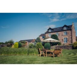 Churnet Valley Garden Furniture Ltd Valley 6 Seater Set 2XC 2XB - Timber - Minimal Assembly Required in Brown - thumbnail 4
