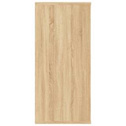 Berkfield Home Classic Book Cabinet/Sideboard Sonoma Oak 66x30x97.8 cm Engineere in Light Tan - thumbnail 8