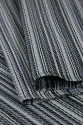 THE RUGS Reversible Weatherproof Outdoor Dark Grey Rugs Striped Rainbow 1020 - Size: 180 cm x 270 cm - thumbnail 4