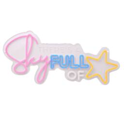 Signography Neon Collection Wall Sign with USB - There's a Sky Full of 'Stars' - thumbnail 3
