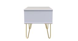 Ready Assembled 2 U Dallas 1 Drawer Wide Side Table (Ready Assembled) in Green - thumbnail 2