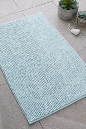 Catherine Lansfield 'Bobble' Bath Mat in Duck Egg Blue