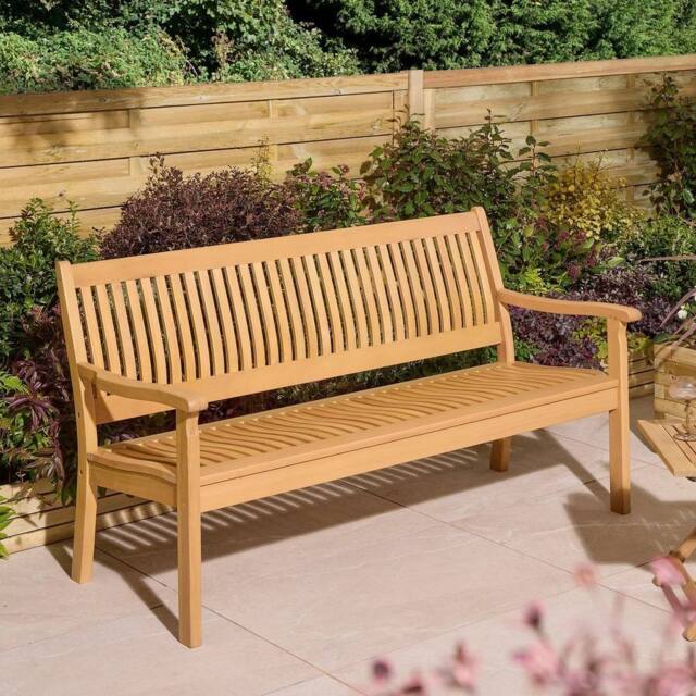 Rowlinsons 1.5m Farnham Bench - Timber - L72 x W161 x H87 cm in Brown - image 1