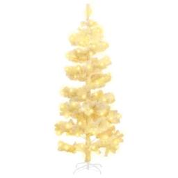 Berkfield Home Swirl Pre-lit Christmas Tree with Stand White 180 cm PVC - thumbnail 1