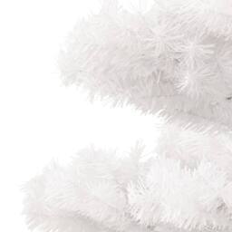 Berkfield Home Swirl Pre-lit Christmas Tree with Stand White 180 cm PVC - thumbnail 5