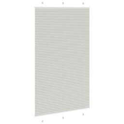 Berkfield Home Pleated Blind Light Grey 115x200 cm Fabric Width 114.4 cm Polyester - thumbnail 4