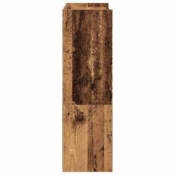 Berkfield Home Shoe Rack Old Wood 60x25x81 cm Engineered Wood in Brown - Size: 60 x 25 x 81 cm - thumbnail 5