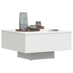 Berkfield Home Coffee Table White 60x60x31.5 cm Engineered Wood - thumbnail 4